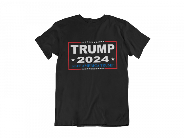 Trump 2024 Tee_Front Black