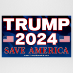 Trump 2024 Flag Save America