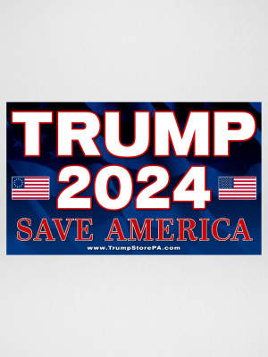 Trump 2024 Flag Save America
