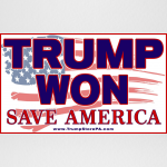 Trump Won Flag Version Two