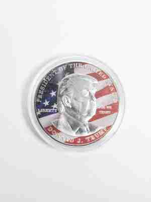Trump silver Coin Front