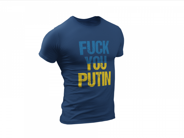 Fuck You Putin Tee_Blue
