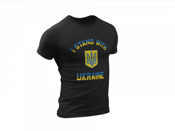 I Stand With Ukraine Tee_Black