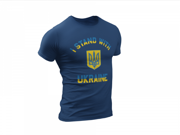 I Stand With Ukraine Tee_Blue