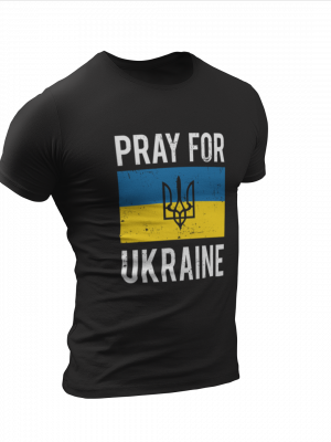 Pray for Ukraine Tee_Black
