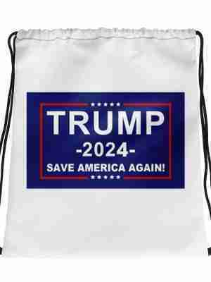 Trump 2024 Drawstring Bag