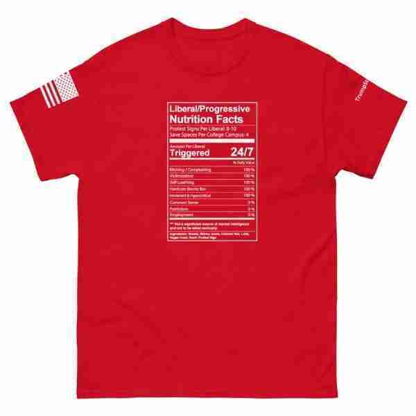 Liberal Progressive Nutritional Tee_Red