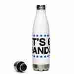 Lets Go Brandon Steel Water Bottle