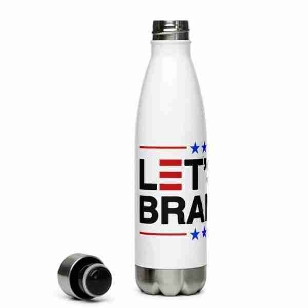 Lets Go Brandon Steel Water Bottle_Right