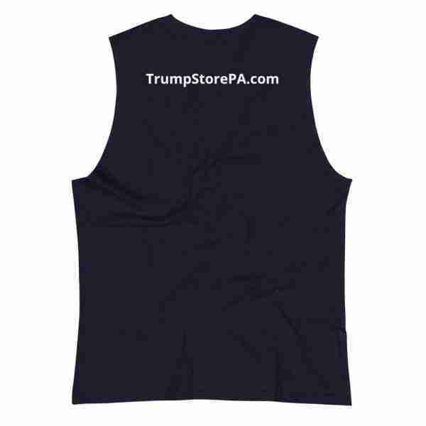 The Deplorable Muscle Shirt_Navy Back