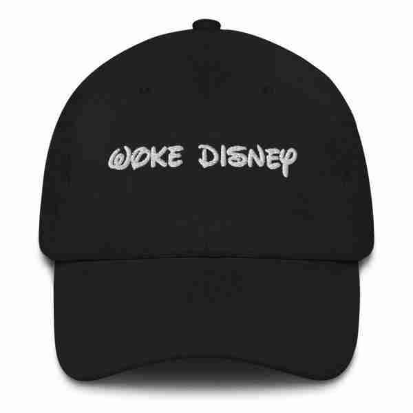 Woke Disney Hat_Front Black