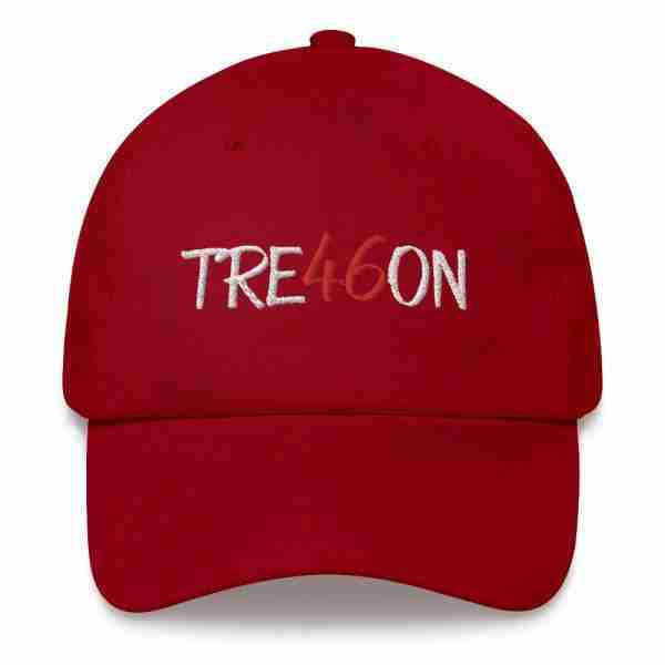 TRE46ON Ballcap Hat_Front2 Red