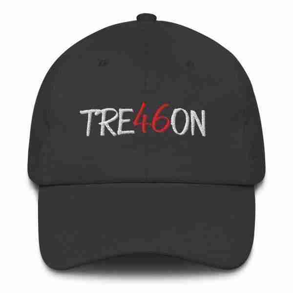 TRE46ON Ballcap Hat_Front2 Grey