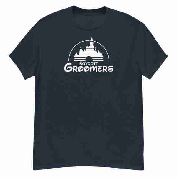 Disney Groomers Tee_Front Navy
