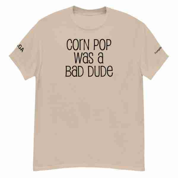 Corn Pop Bad Dude Tee 02_Front Sand