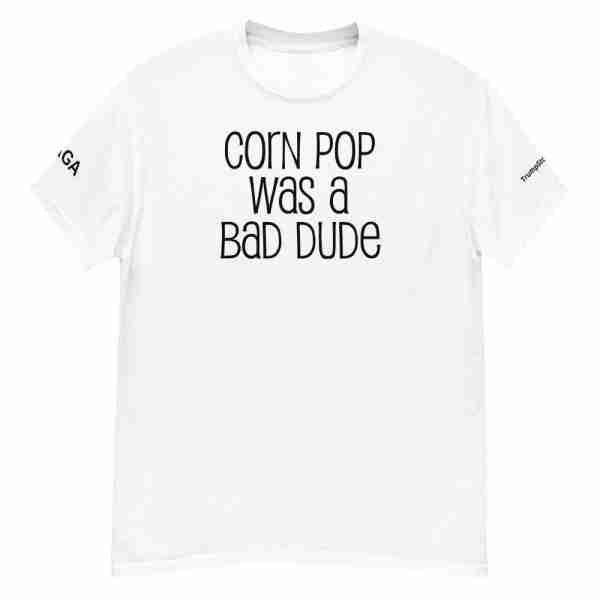 Corn Pop Bad Dude Tee 02_Front White
