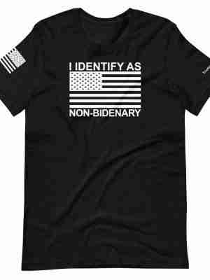 Non-Bidenary Tee_Front Black