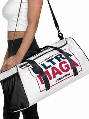 ULTRA MAGA Gym Bag_Front