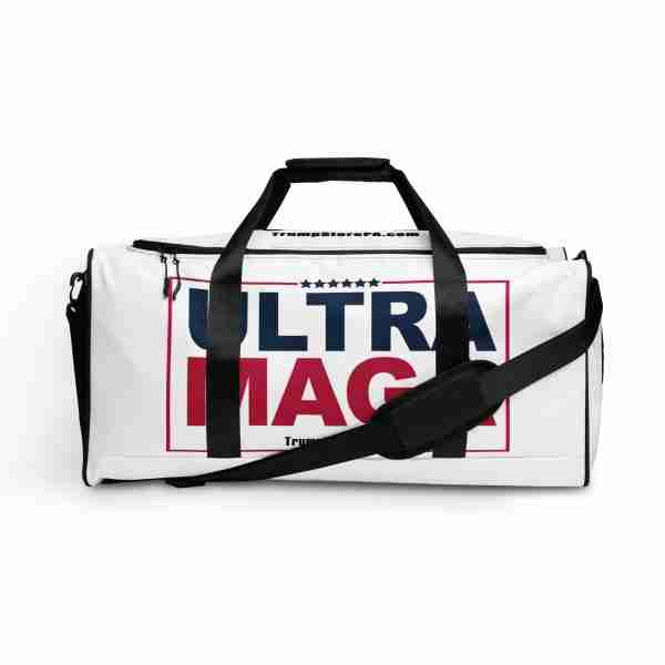 ULTRA MAGA Gym Bag_White Front