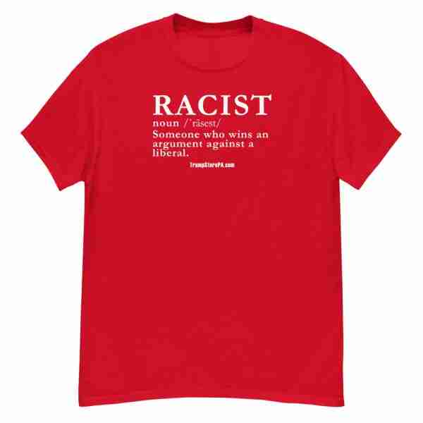 Racist Definition Tee_Front Red