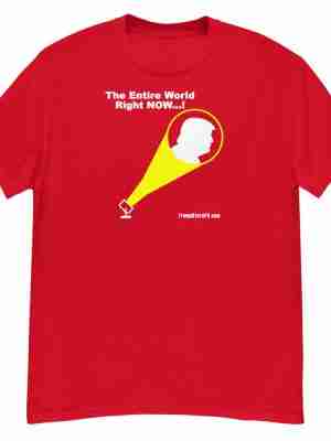 The World Needs Trump Tee_Front Red