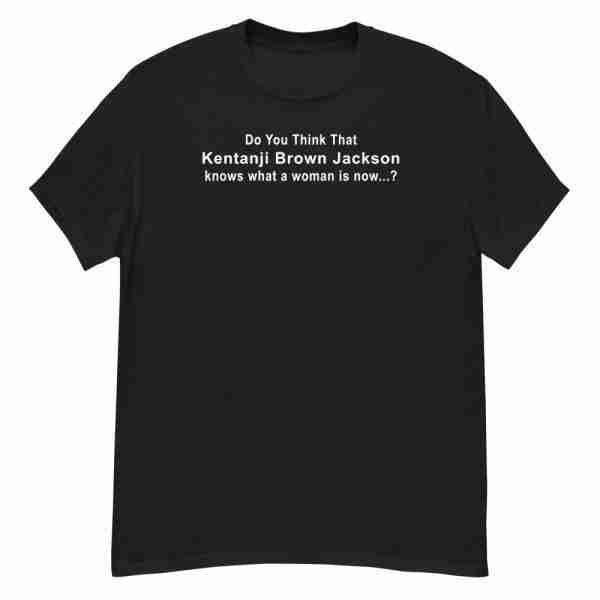 Does She Now Know Tee_Front Black