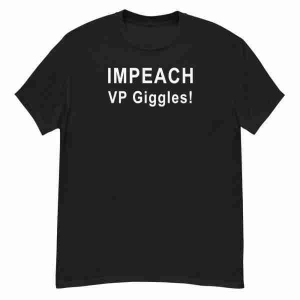 IMPEACH Giggles Tee_Front Black