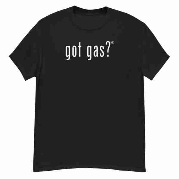 Got Gas Tee_Front Black