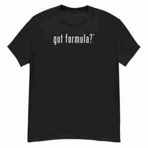 Got Formula Tee_Front Black