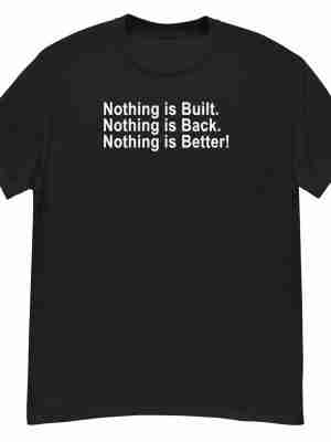 Nothing Is Better Tee_Front Black