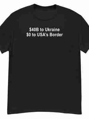 Zero For USA Border Tee_Front Black