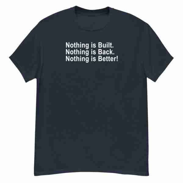 Nothing Is Better Tee_Front navy