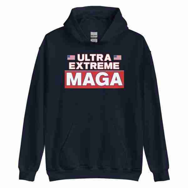ULTRA EXTREME MAGA Hoodie_Front Navy