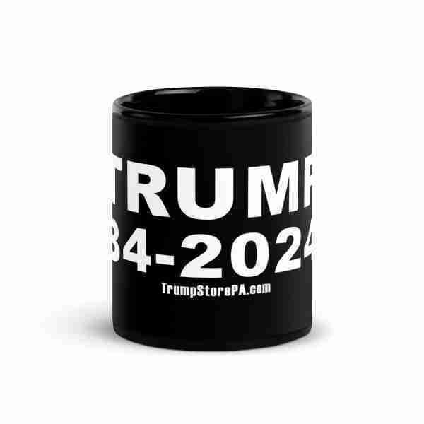 TRUMP B4-2024 Black Glossy Mug_Front