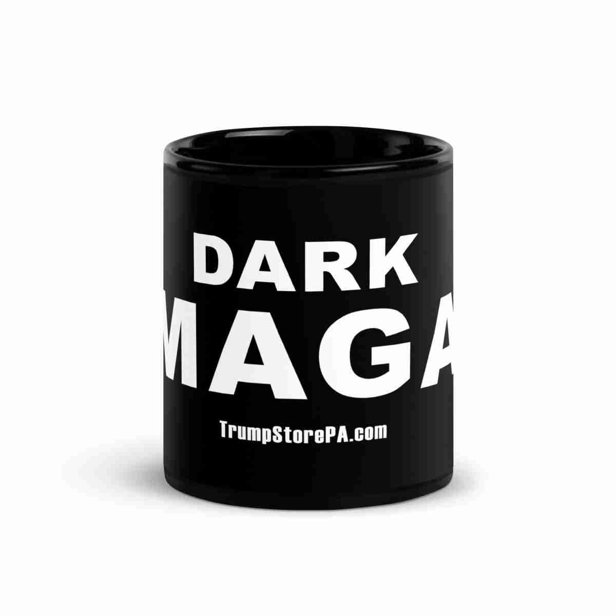 Dark MAGA Black Glossy Mug_Front