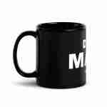 Dark MAGA Black Glossy Mug