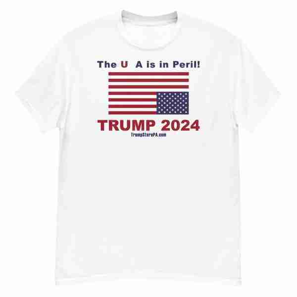 USA is in Peril Tee_White