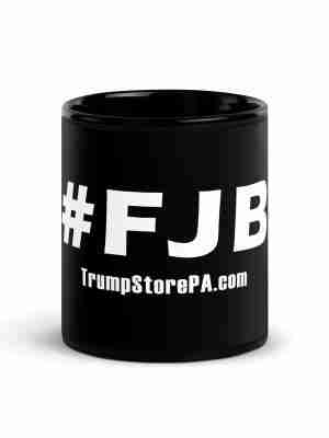 The FJB Black Glossy Mug_Front