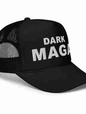 Dark MAGA Foam Trucker Hat