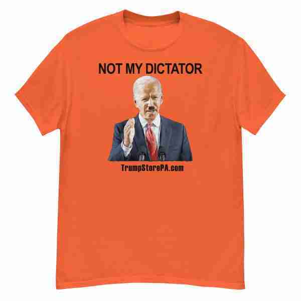Not My Dictator Tee_Orange