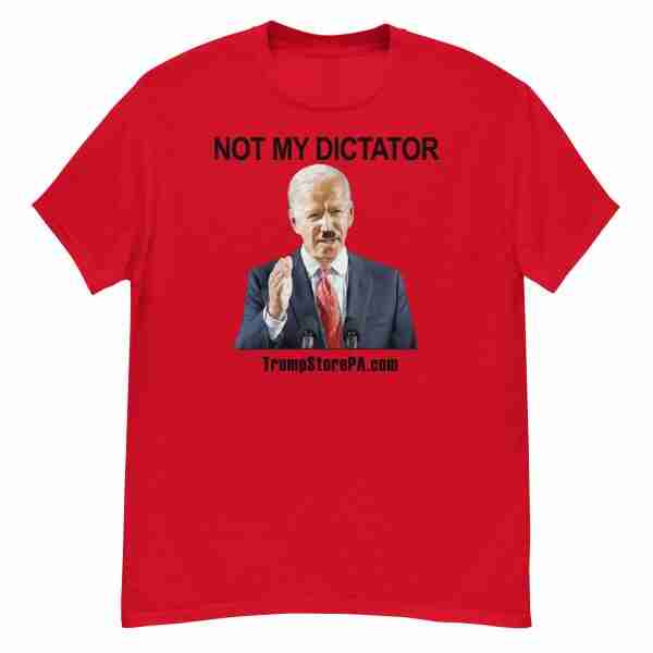 Not My Dictator Tee_Red