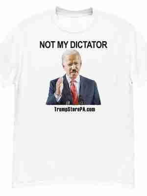Not My Dictator Tee_White