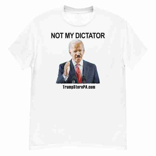 Not My Dictator Tee_White