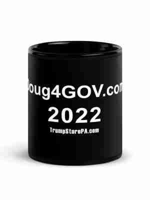Doug4Gov.com Black Glossy Mug