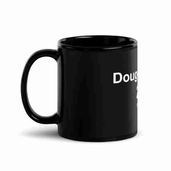 Doug4Gov.com Black Glossy Mug_Left