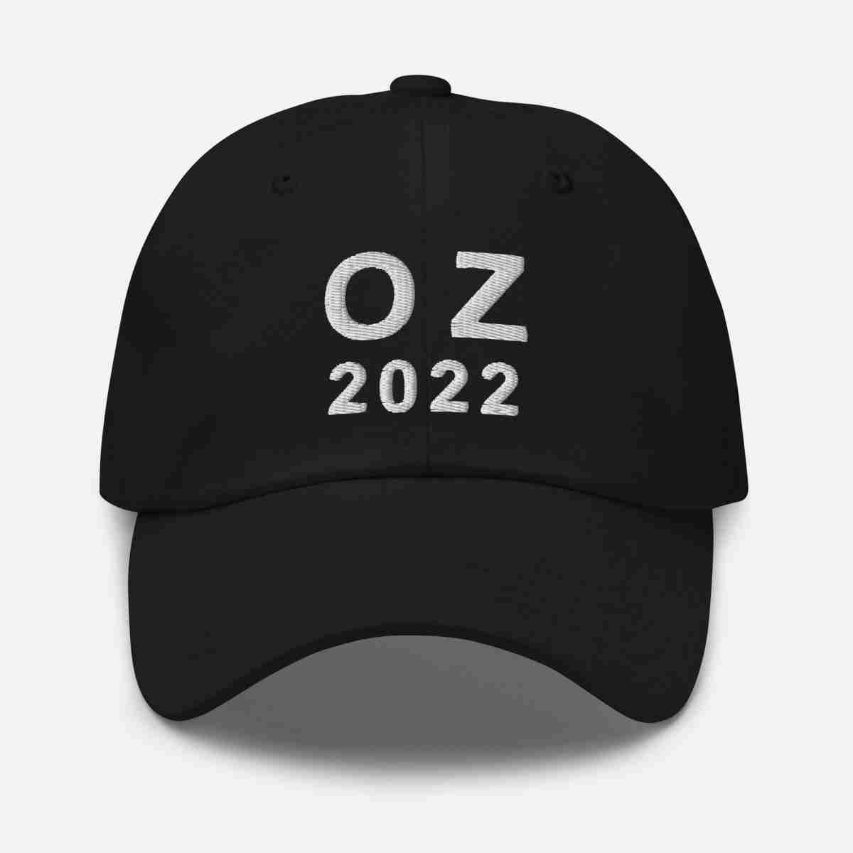 Oz For US Senate Dad Hat_Black Front