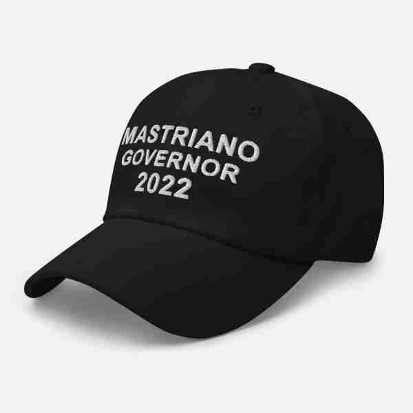 MASTRIANO For GOVERNOR Dad Hat_Black left