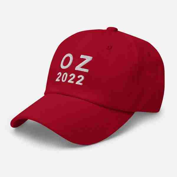 Oz For US Senate Dad Hat_Red Front