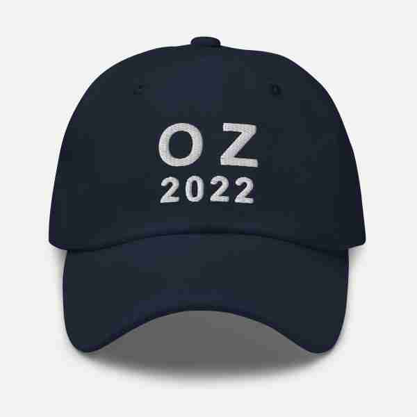 Oz For US Senate Dad Hat_Navy Front
