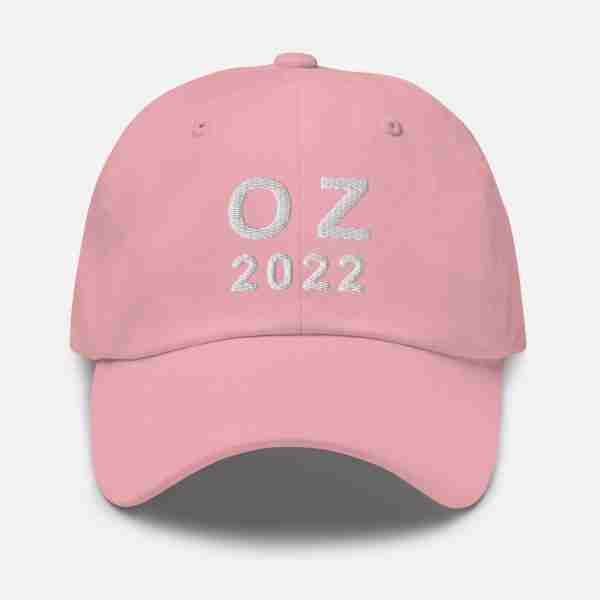 Oz For US Senate Dad Hat_Pink Front